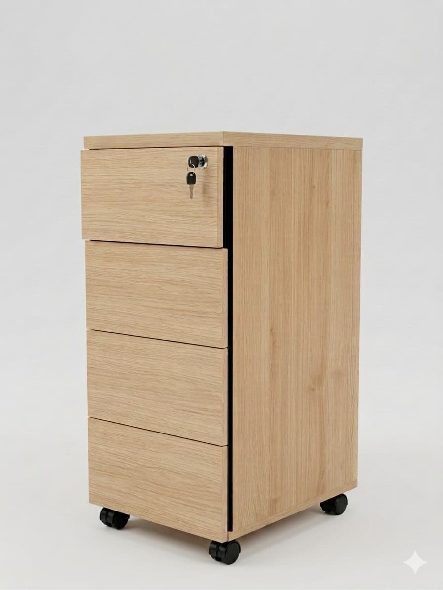Cajonera rodante tranca simultanea línea Concept | 25400