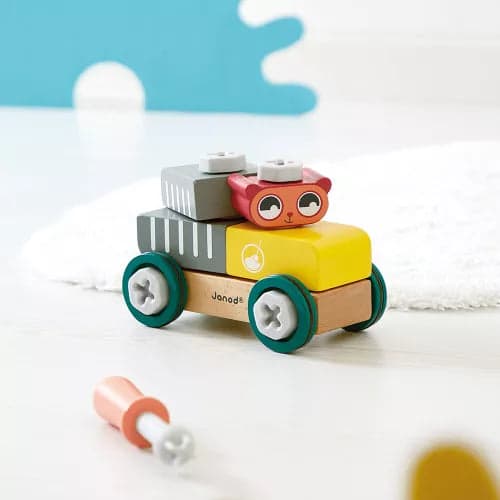 DIY Oso Coche Brico'Kids +2 años | Janod 6458