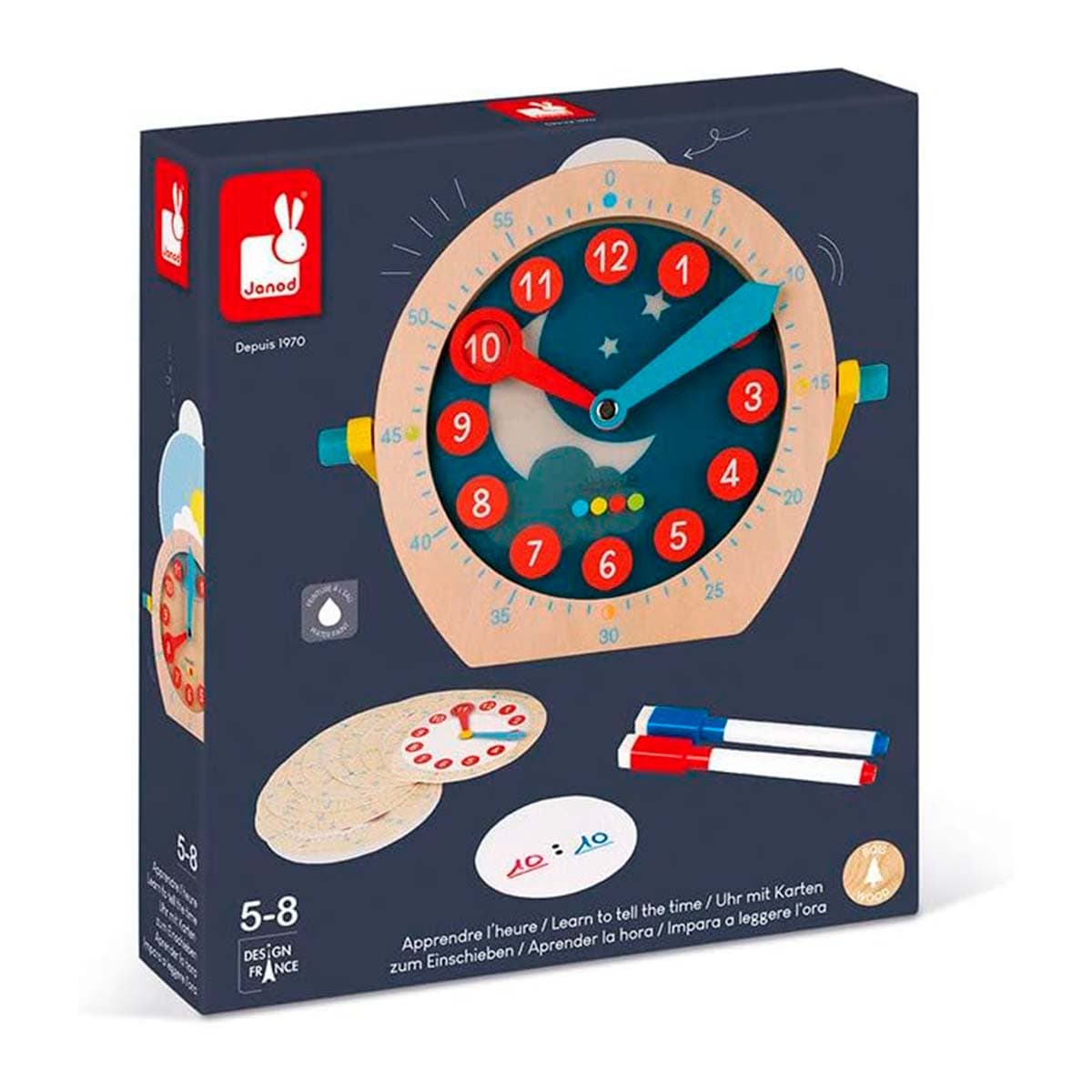 Aprender la Hora Essentiel +5 años | Janod 5076