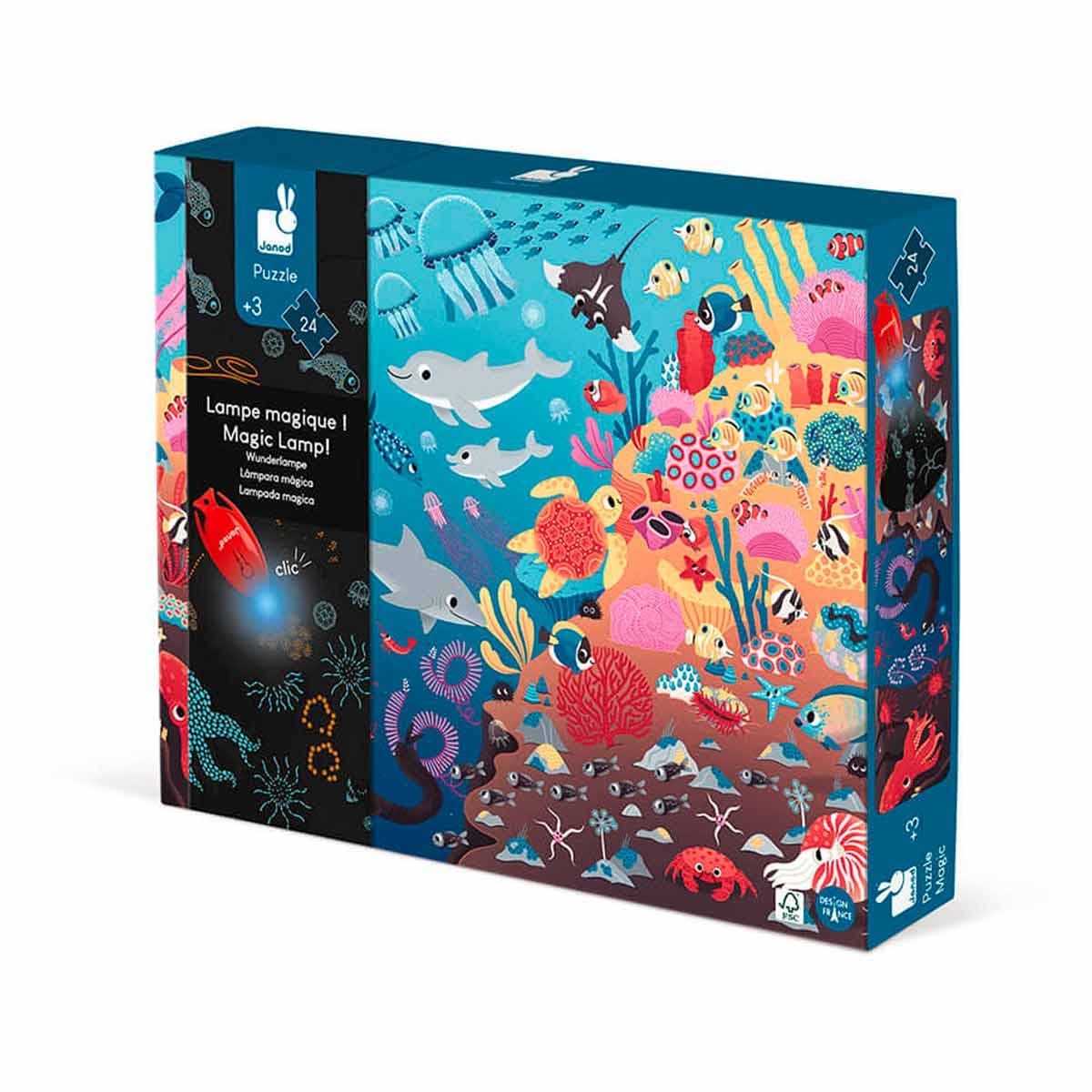 Puzle Oceano Magico +3 años | Janod 2654