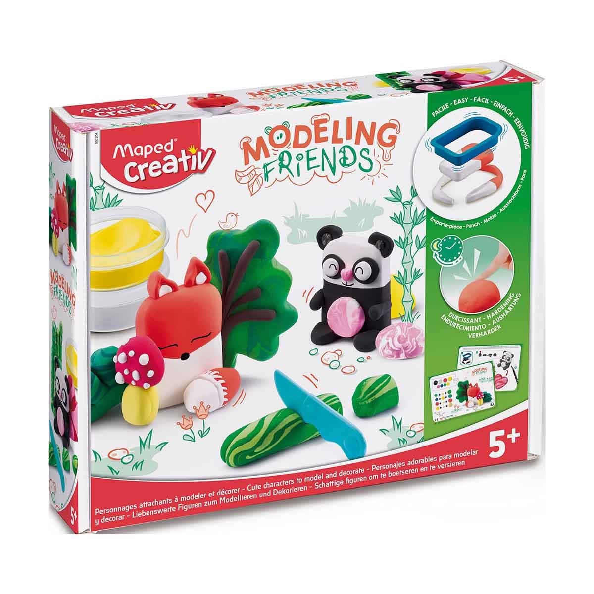 Set Creativo Infantil Modeling Friends +5 años | Maped Creative