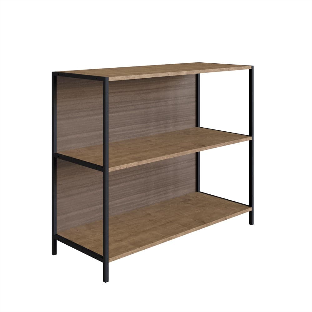 Biblioteca baja ancha línea Steel Quadra | 27868