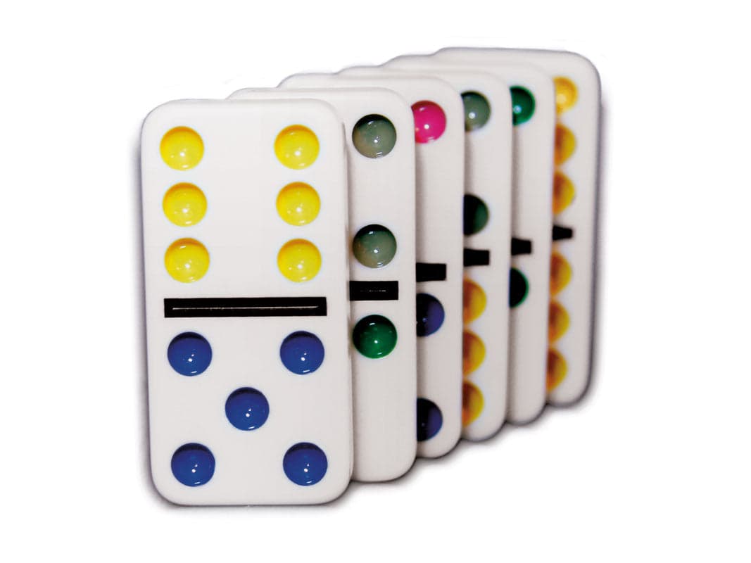 Domino doble x 6 colres en Metal Box +6 años | Cayro