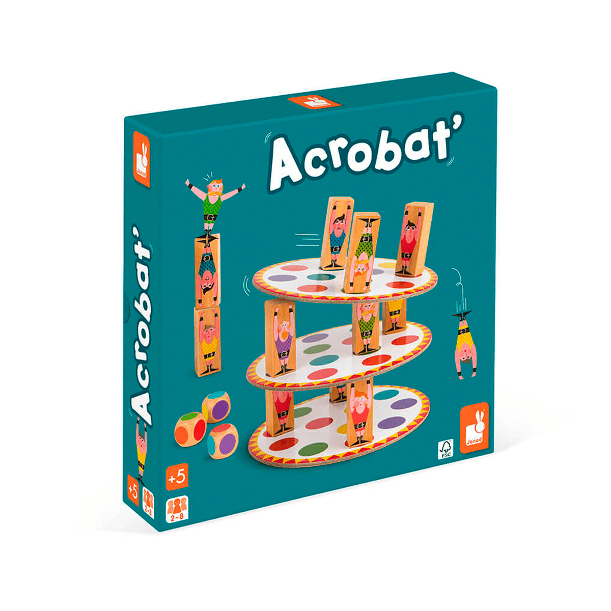 Juego de Habilidades Acrobat +5 años  | Janod 2757