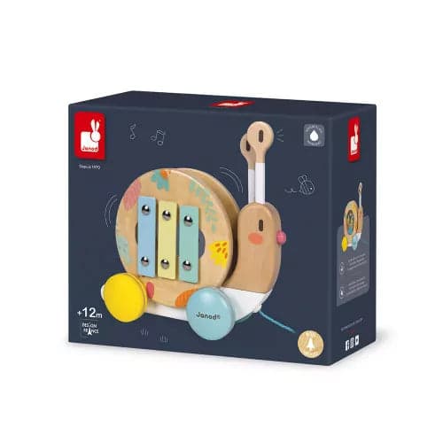 Arrastre Caracol Musical Pure +12 meses | Janod 5159