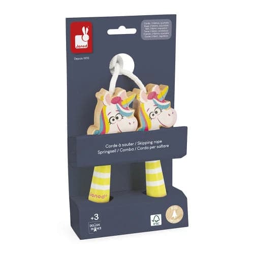 Cuerda de saltar Applepop Unicornio +3años  | Janod 3377