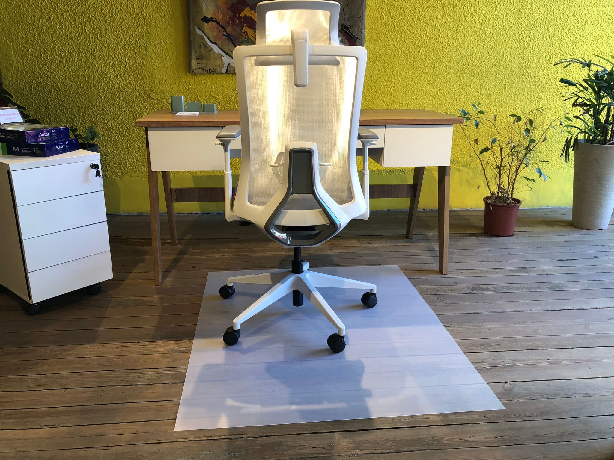 ALFOMBRA TRANSLUCIDA PARA PROTEGER EL PISO DE LAS RUEDAS