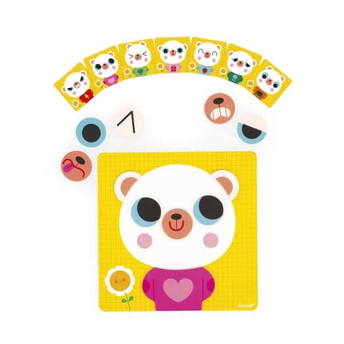 Juego magnético - El oso emocional +2 años | Janod 5447