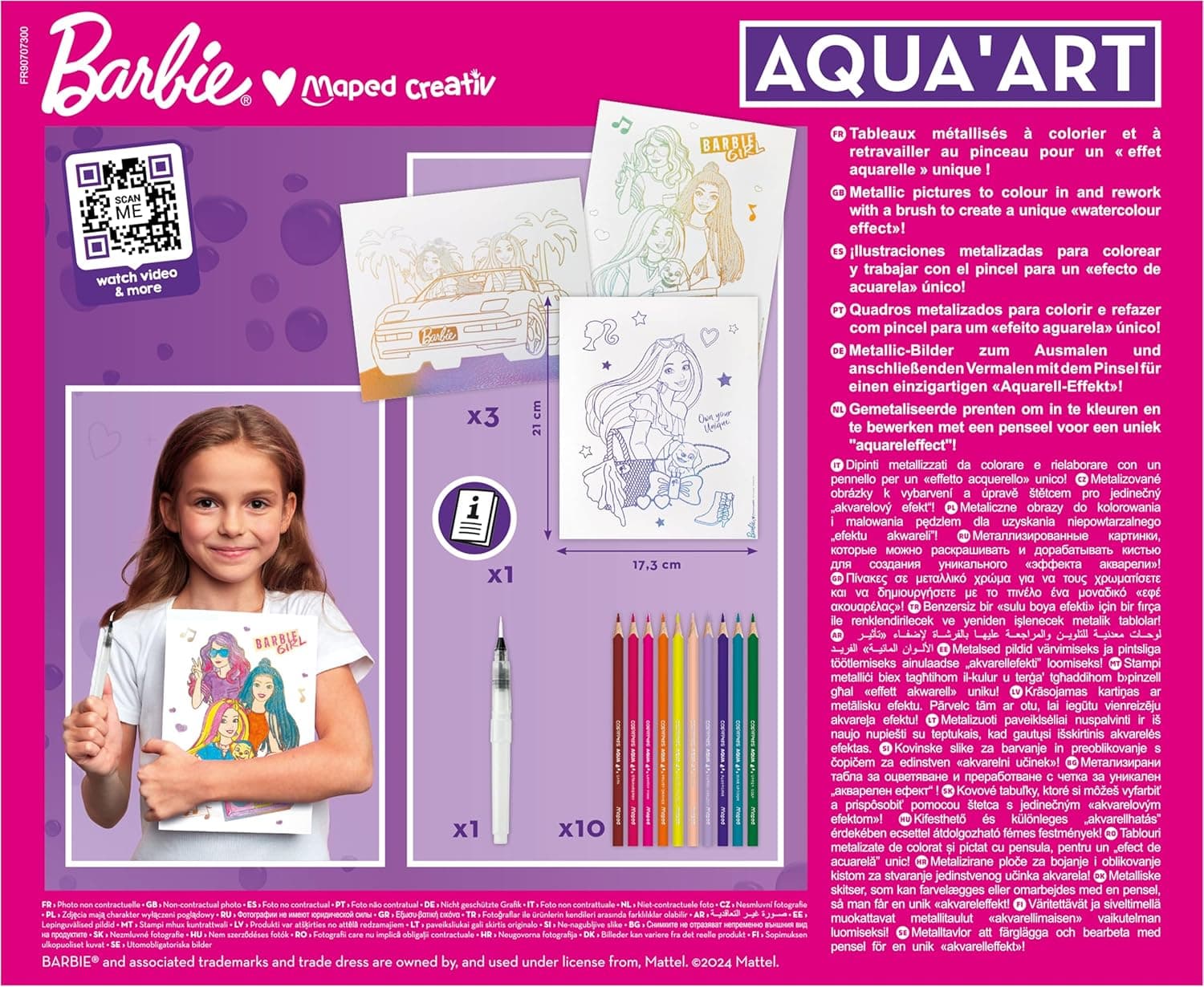 Aqua'Art Barbie +6 años | Maped Creative CRE907073