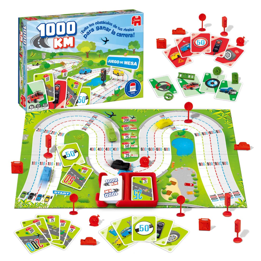 1000KM juego de mesa +5 años | JumboDiset 19902