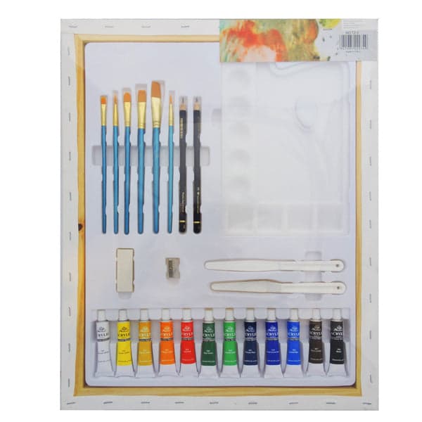 Set de 2 bastidores con pinturas & accesorios  | Little Birdie
