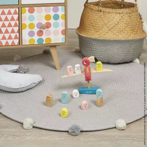 Juego de Equilibrio Flamenco Rosa Zigolos (madera) +3 años | Janod 8230
