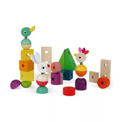 Zigolos Tren Gigante Multicolor  +12 meses | Janod 8202