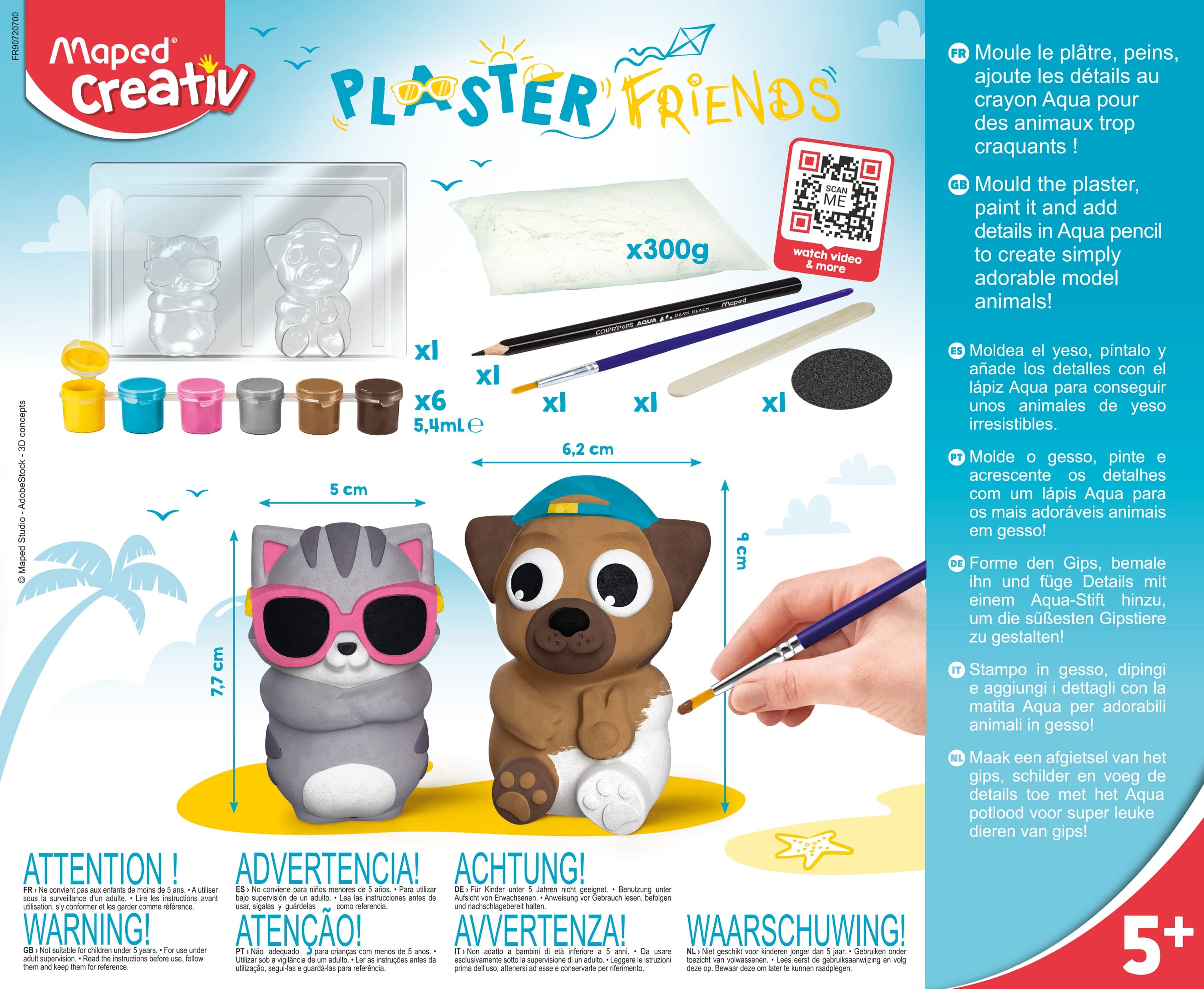 Plaster friends summer (modelado en Yeso) +5 años  | Maped 907207
