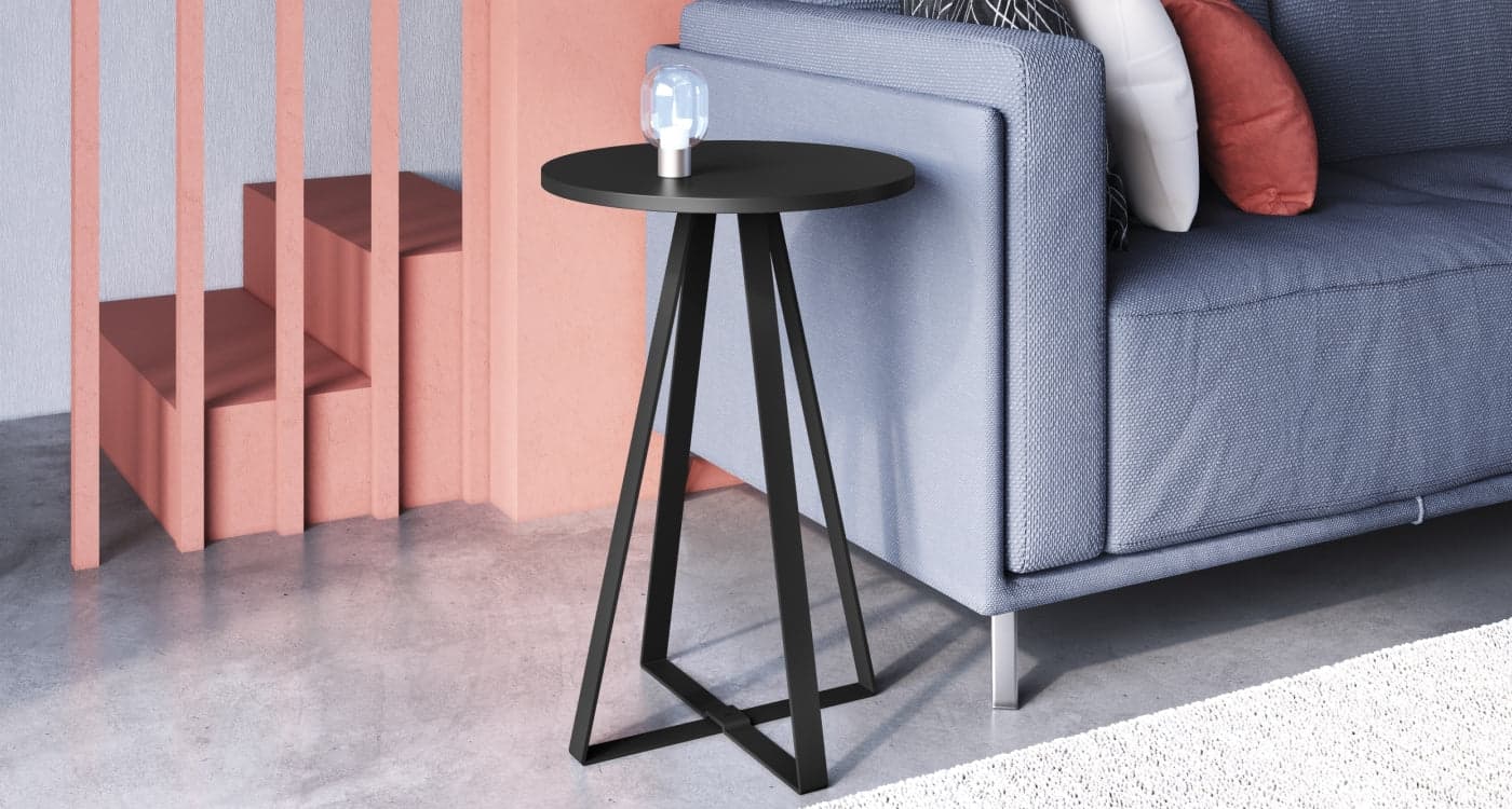 Mesa lateral Tripode | Anidable