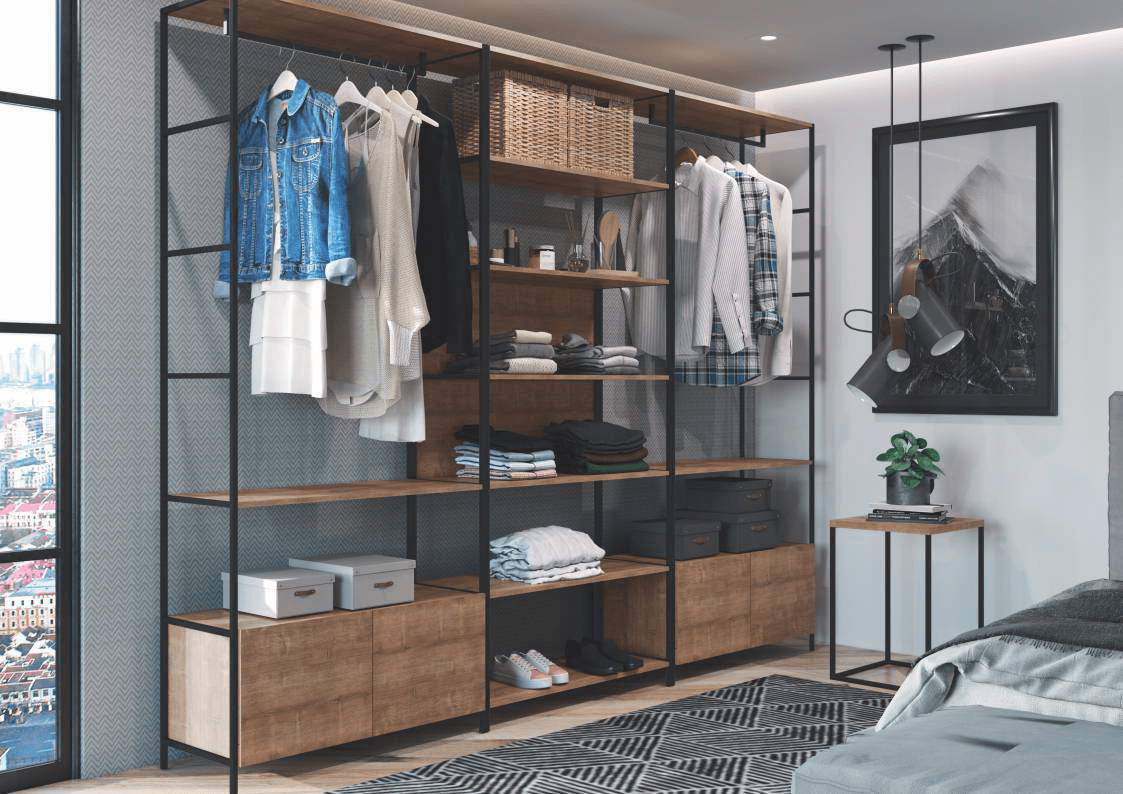 Clothes rack Steel Quadra | 27812
