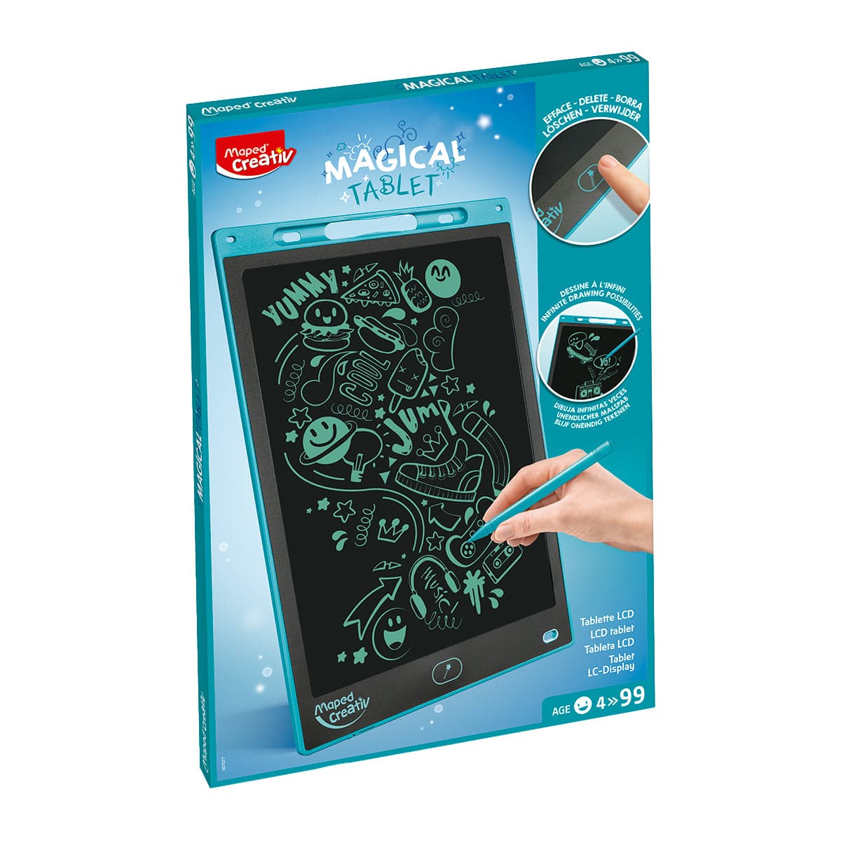 Tablero mágico para dibujar  +4 años  | Maped Creative 907039