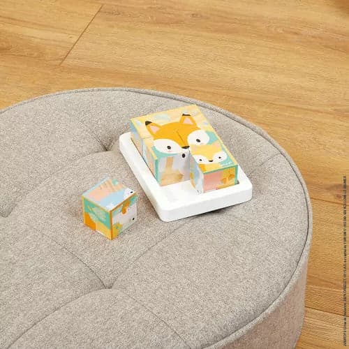 Bandeja de 6 Cubos Pure +12 meses | Janod 5158