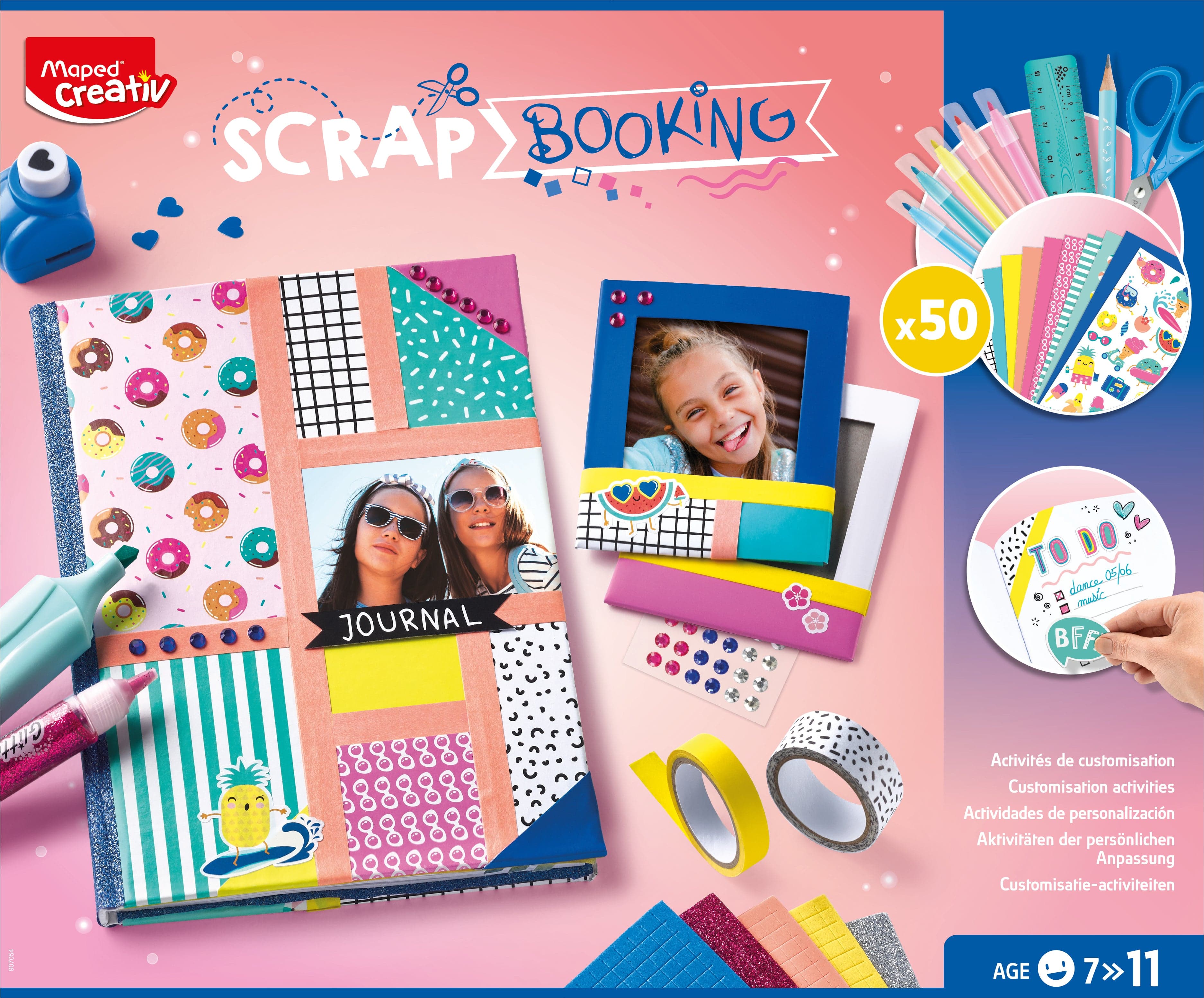 Scrapbooking +7años, 50ps | Maped Creative