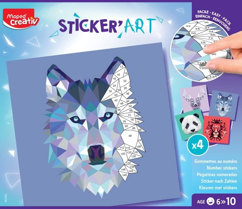 Set Creativo Sticker ART +6 años | Maped 907055