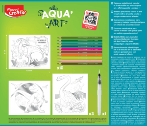 Aqua'Art DINOSAURIOS +7años | Maped Creative