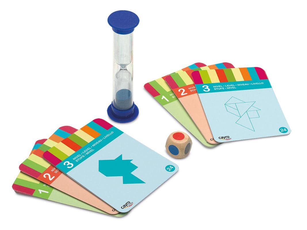 4 Tangrams de Madera +5 años | Cayro 851